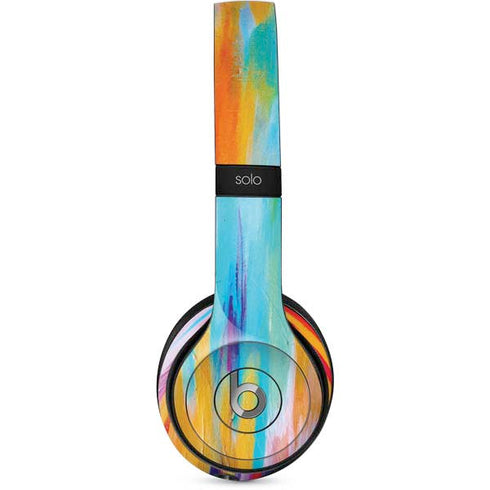 Multicolor Brush Stroke by Etta Vee Beats Solo 2 Wired Skin
