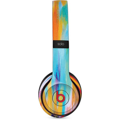 Multicolor Brush Stroke by Etta Vee Beats Solo 2 Wireless Skin