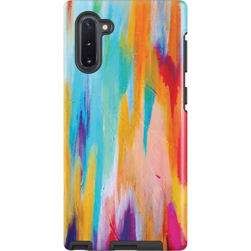 Multicolor Brush Stroke by Etta Vee Galaxy Cases