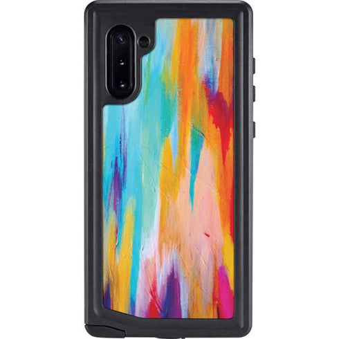 Multicolor Brush Stroke by Etta Vee Galaxy Cases