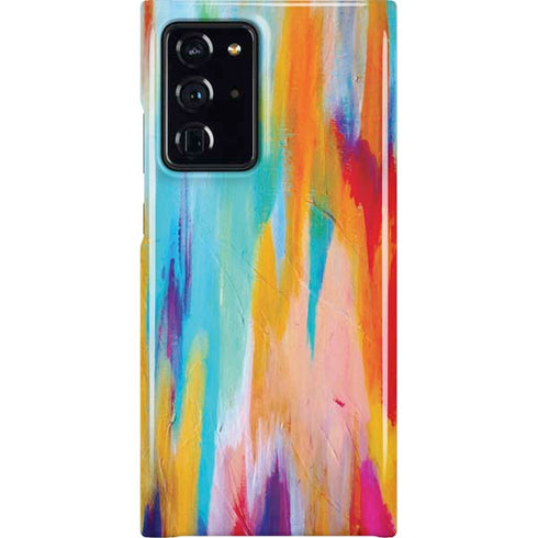 Multicolor Brush Stroke by Etta Vee Galaxy Cases