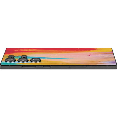 Multicolor Brush Stroke by Etta Vee Galaxy Skins