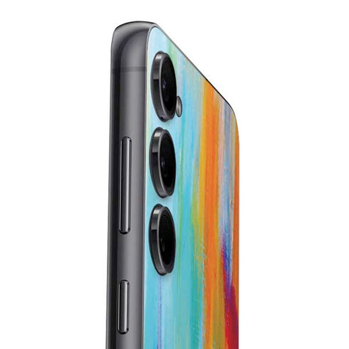 Multicolor Brush Stroke by Etta Vee Galaxy S25 Plus Skin