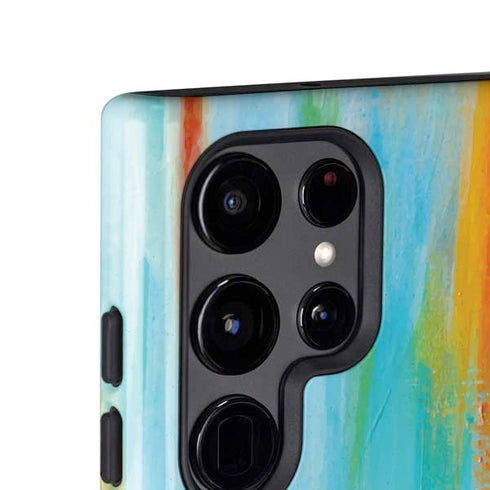 Multicolor Brush Stroke by Etta Vee Galaxy S25 Ultra Impact Case