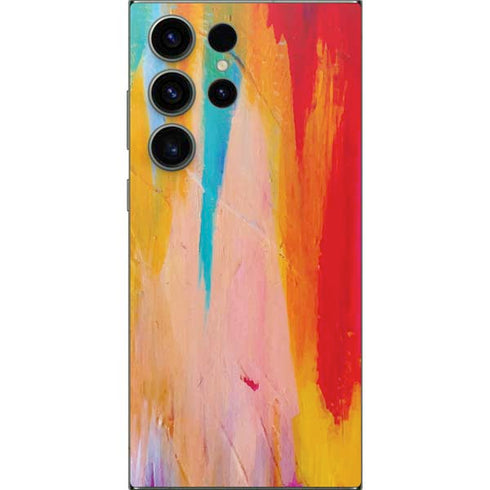 Multicolor Brush Stroke by Etta Vee Galaxy S24 Ultra Skin