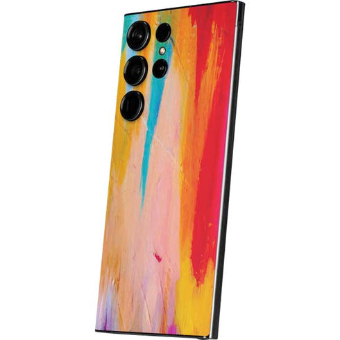 Multicolor Brush Stroke by Etta Vee Galaxy S24 Ultra Skin