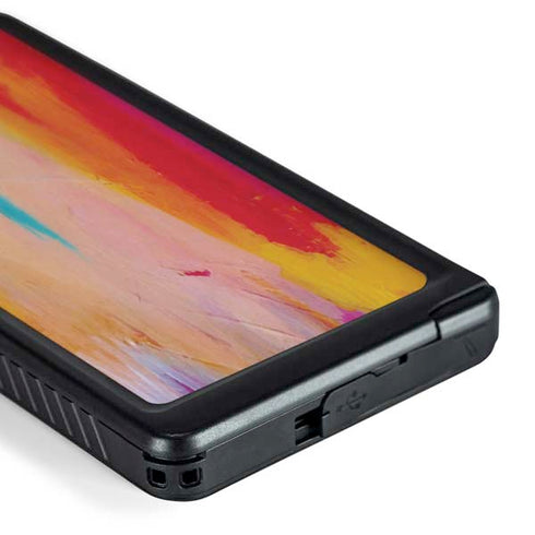 Multicolor Brush Stroke by Etta Vee Galaxy S24 Ultra Waterproof Case
