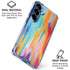 Multicolor Brush Stroke by Etta Vee Galaxy S25 Plus Clear Case