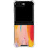 Multicolor Brush Stroke by Etta Vee Galaxy Z Flip6 Clear Case