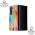 Multicolor Brush Stroke by Etta Vee Galaxy Z Fold6 Clear Case