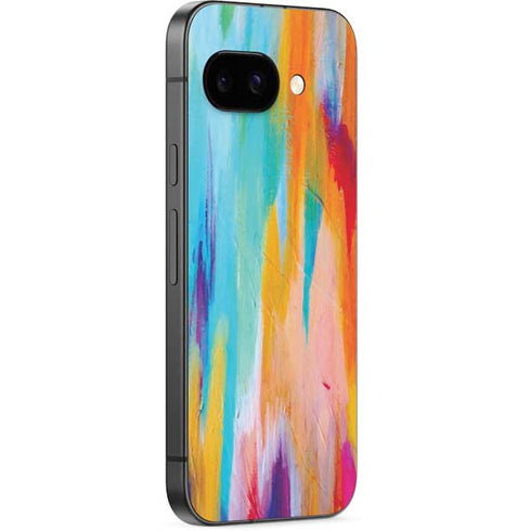Multicolor Brush Stroke by Etta Vee Google Pixel 9a Skin