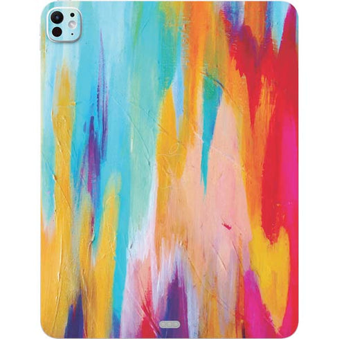 Multicolor Brush Stroke by Etta Vee iPad Pro 13in M4 (2024) Skin