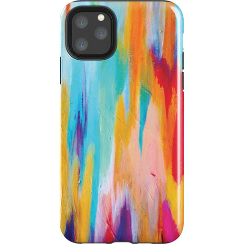 Multicolor Brush Stroke by Etta Vee iPhone Cases