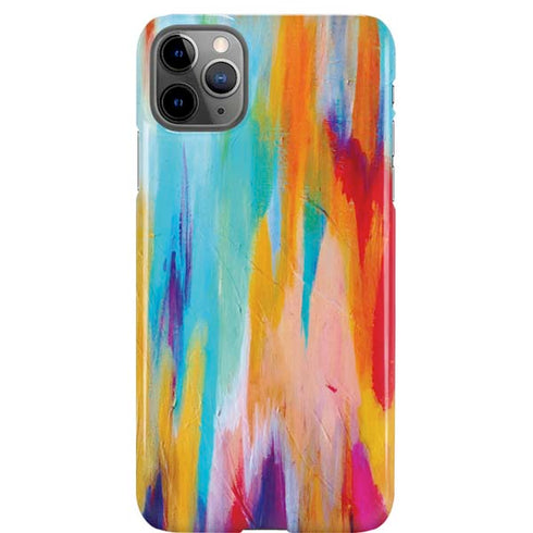 Multicolor Brush Stroke by Etta Vee iPhone Cases