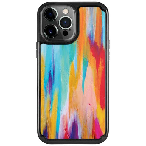 Multicolor Brush Stroke by Etta Vee iPhone Cases