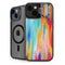 Multicolor Brush Stroke by Etta Vee iPhone 14 Kickstand Case