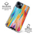 Multicolor Brush Stroke by Etta Vee iPhone 15 Clear Case