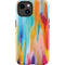 Multicolor Brush Stroke by Etta Vee iPhone 15 Impact Case