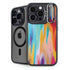 Multicolor Brush Stroke by Etta Vee iPhone 15 Pro Max Kickstand Case