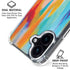 Multicolor Brush Stroke by Etta Vee iPhone 16 Clear Case