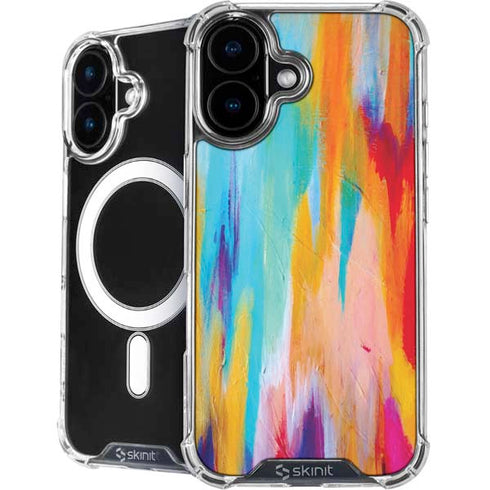 Multicolor Brush Stroke by Etta Vee iPhone 16 Plus MagSafe Case
