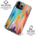 Multicolor Brush Stroke by Etta Vee iPhone 16 Pro Clear Case