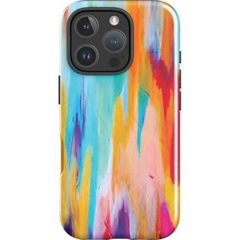 Multicolor Brush Stroke by Etta Vee iPhone 16 Pro Impact Case