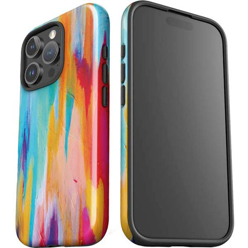 Multicolor Brush Stroke by Etta Vee iPhone 16 Pro Impact Case