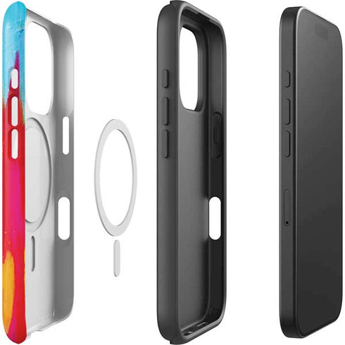 Multicolor Brush Stroke by Etta Vee iPhone 16 Pro Magsafe Impact Case