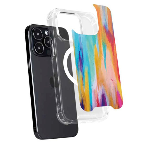 Multicolor Brush Stroke by Etta Vee iPhone 16 Pro Max MagSafe Case