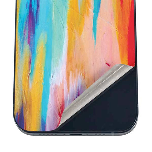 Multicolor Brush Stroke by Etta Vee iPhone 16 Skin