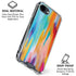 Multicolor Brush Stroke by Etta Vee iPhone 16e Clear Case