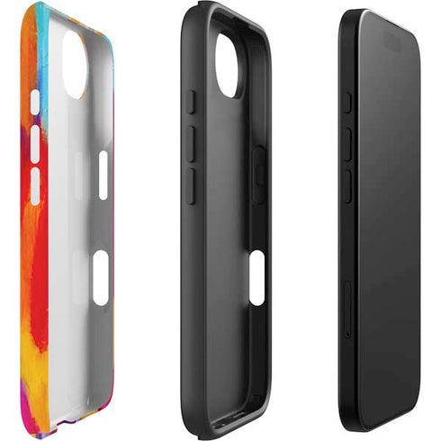 Multicolor Brush Stroke by Etta Vee iPhone 16e Impact Case
