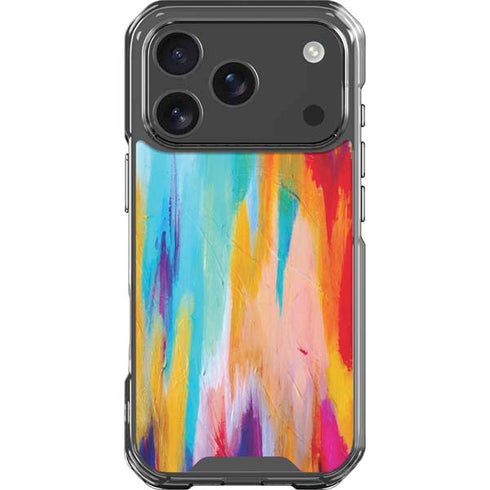 Multicolor Brush Stroke by Etta Vee iPhone 18 Pro Clear Case
