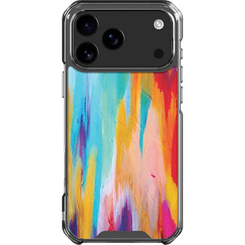 Multicolor Brush Stroke by Etta Vee iPhone 18 Pro Max Clear Case