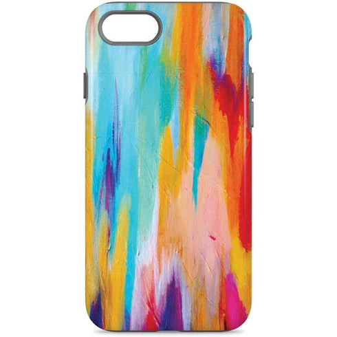 Multicolor Brush Stroke by Etta Vee iPhone Cases