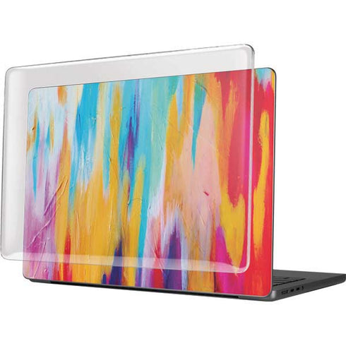 Multicolor Brush Stroke by Etta Vee MacBook Pro 14in (2021-24) Case plus Skin