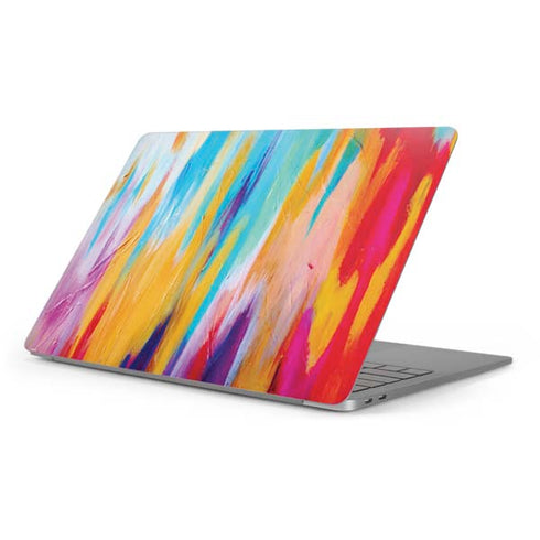Multicolor Brush Stroke by Etta Vee Apple MacBook Pro 16-inch Skin