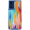 Multicolor Brush Stroke by Etta Vee Moto G Play 4G (2024) Clear Case