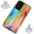 Multicolor Brush Stroke by Etta Vee Moto G Power 5G (2024) Clear Case