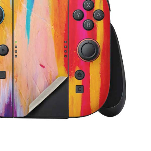 Multicolor Brush Stroke by Etta Vee Nintendo Switch 2 (2025) Joy-Con Controller Skin