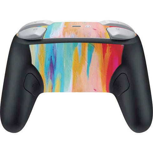 Multicolor Brush Stroke by Etta Vee Nintendo Switch 2 (2025) Pro Controller Skin