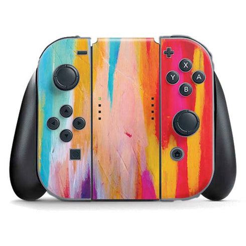 Multicolor Brush Stroke by Etta Vee Nintendo Skins