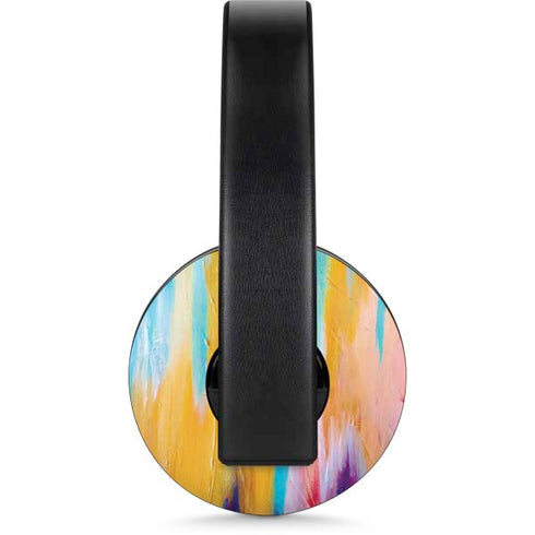 Multicolor Brush Stroke by Etta Vee PlayStation 4 Gold Wireless Headset Skin