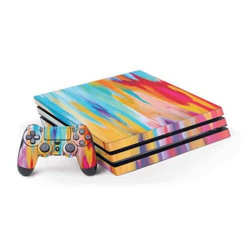 Multicolor Brush Stroke by Etta Vee PlayStation PS4 Skins