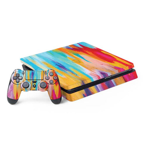 Multicolor Brush Stroke by Etta Vee PlayStation PS4 Skins