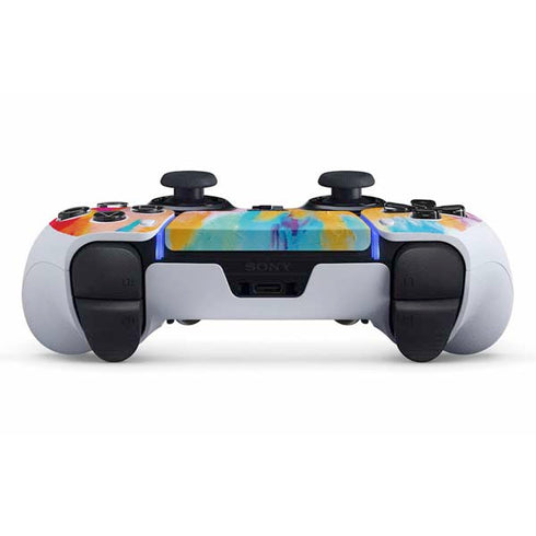 Etta Vee Multicolor Brush Stroke PS5 DualSense Edge Pro Controller Skin