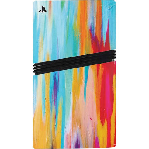 Multicolor Brush Stroke by Etta Vee PS5 Pro Bundle Skin