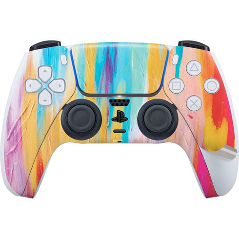 Multicolor Brush Stroke by Etta Vee PS5 Pro Bundle Skin