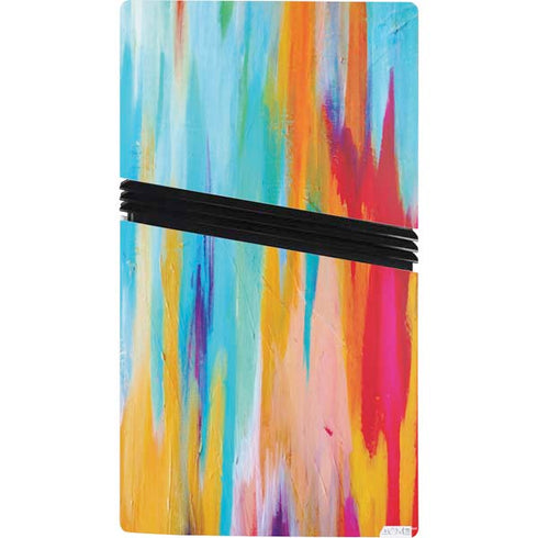 Multicolor Brush Stroke by Etta Vee PS5 Pro Console Skin